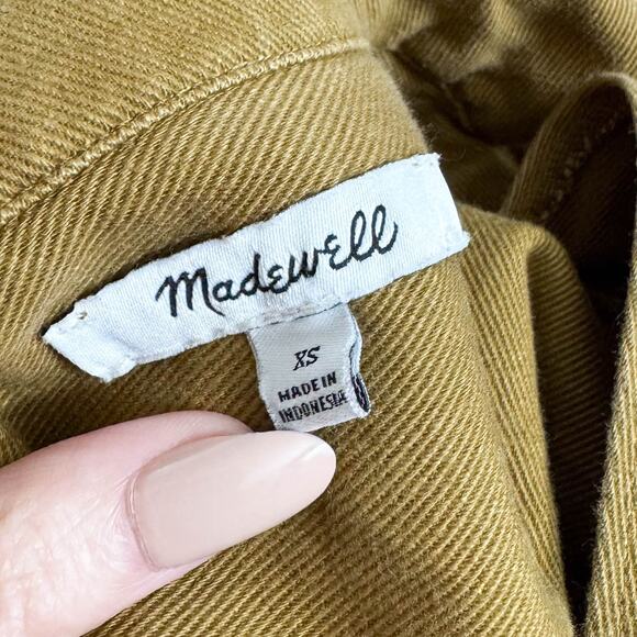 MADEWELL Belted Safari Romper pockets short cuffed sleeves 3197 - Picture 4 of 7